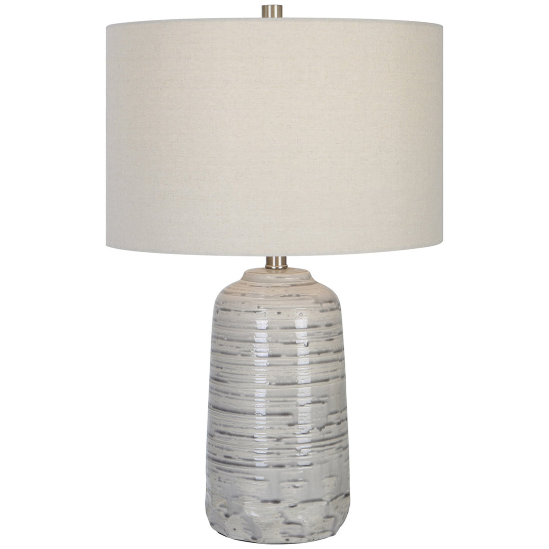 Uttermost Cyclone Ivory Table Lamp