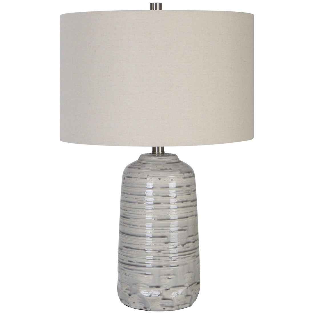 Uttermost Cyclone Ivory Table Lamp