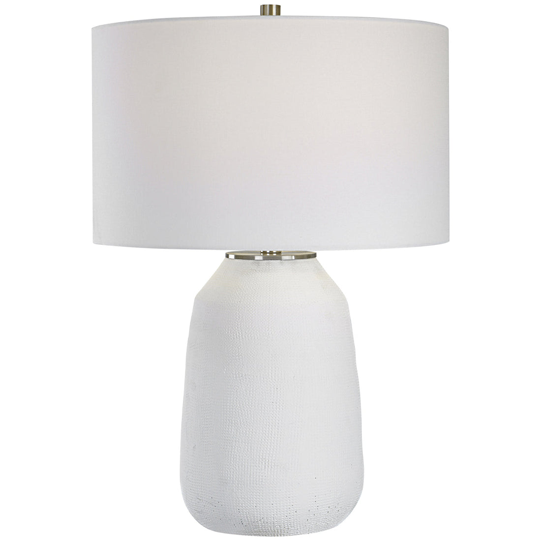 Uttermost Heir Chalk White Table Lamp