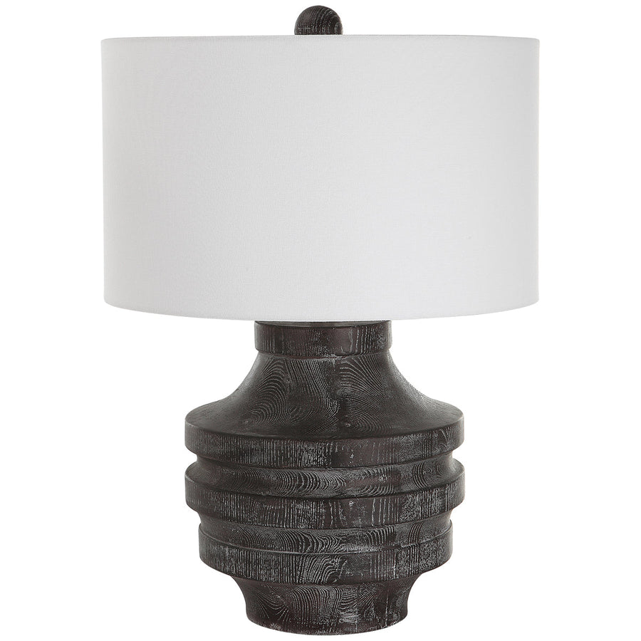 Uttermost Timber Carved Wood Table Lamp