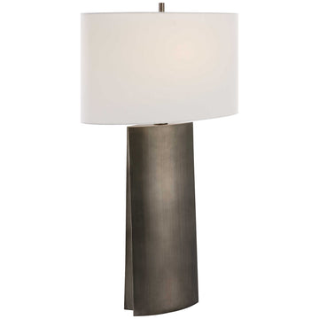 Uttermost V-Groove Modern Table Lamp