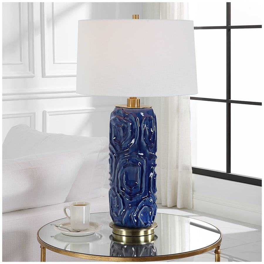 Uttermost Zade Blue Table Lamp