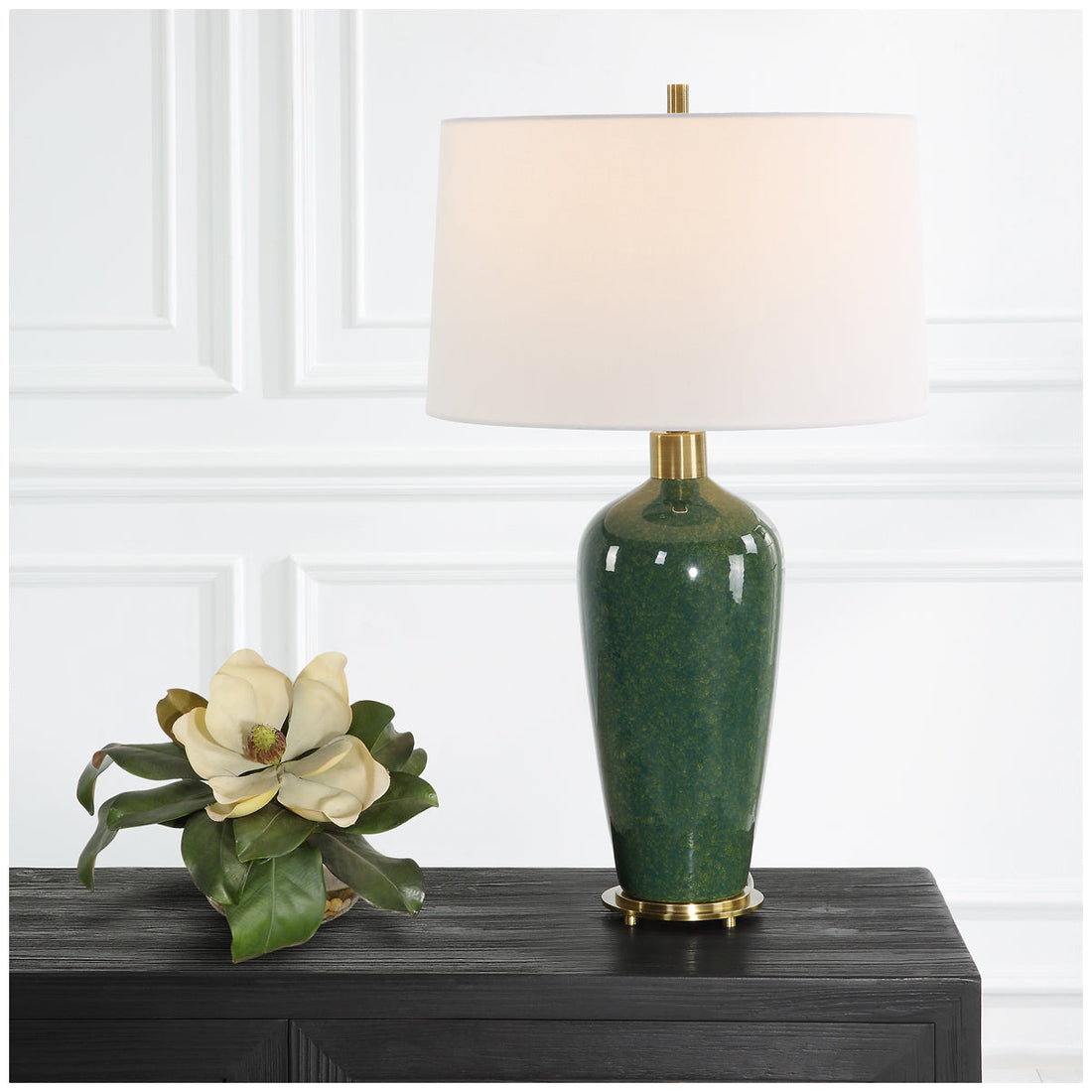 Uttermost Verdell Green Table Lamp