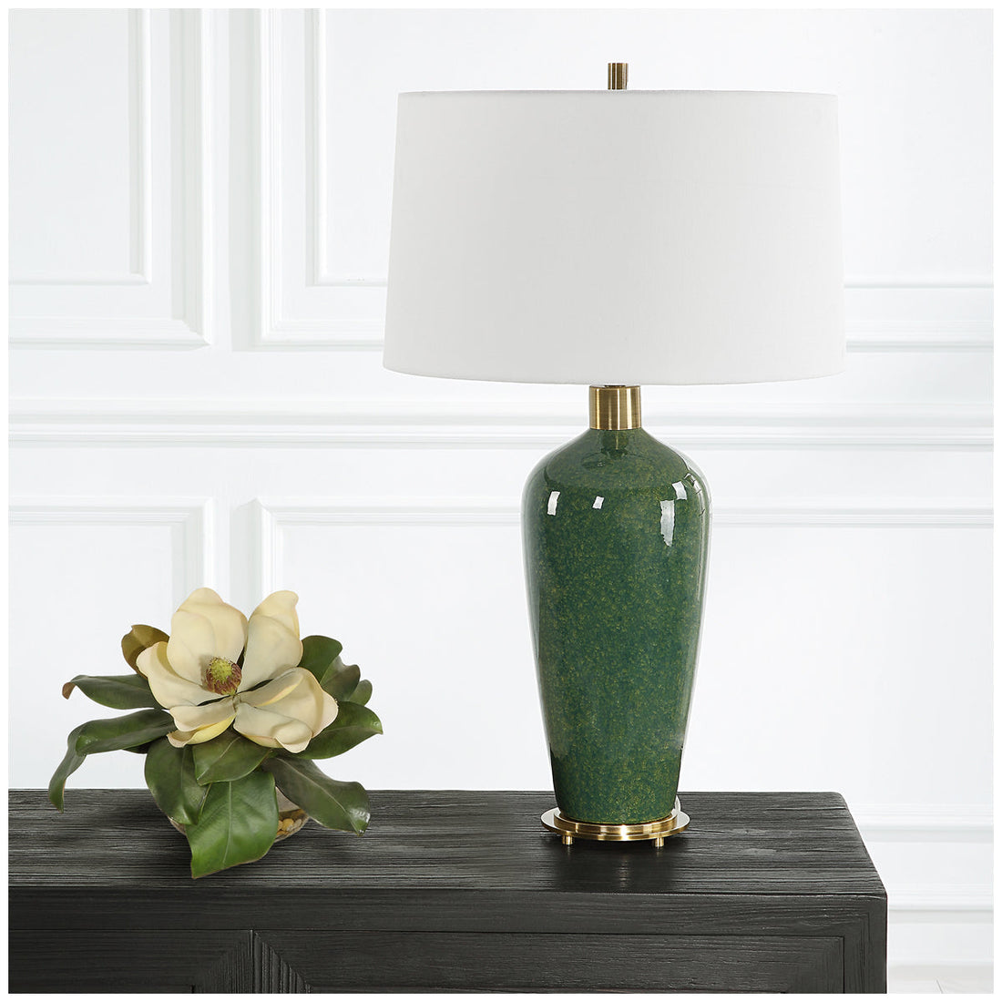 Uttermost Verdell Green Table Lamp