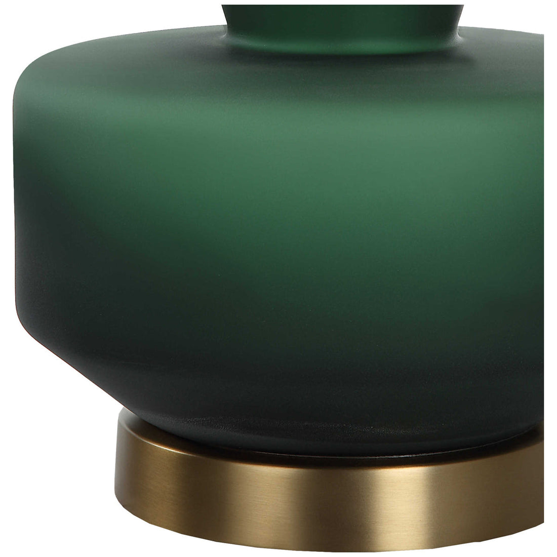 Uttermost Trentino Dark Emerald Green Table Lamp