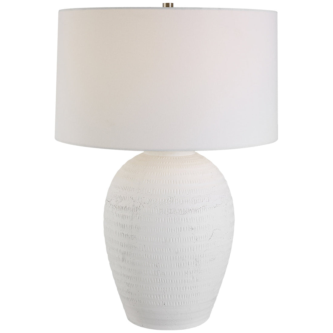 Uttermost Reyna Chalk White Table Lamp