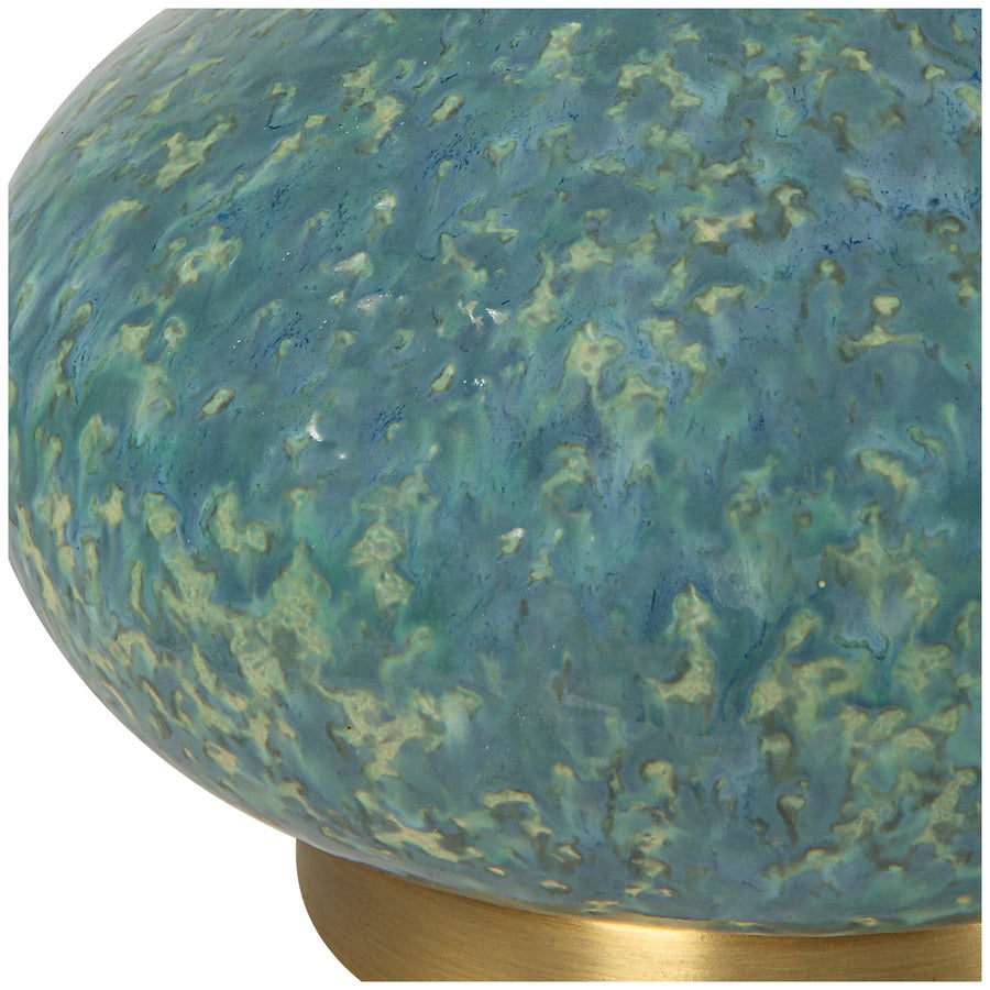 Uttermost Kaimana Aged Blue Buffet Lamp