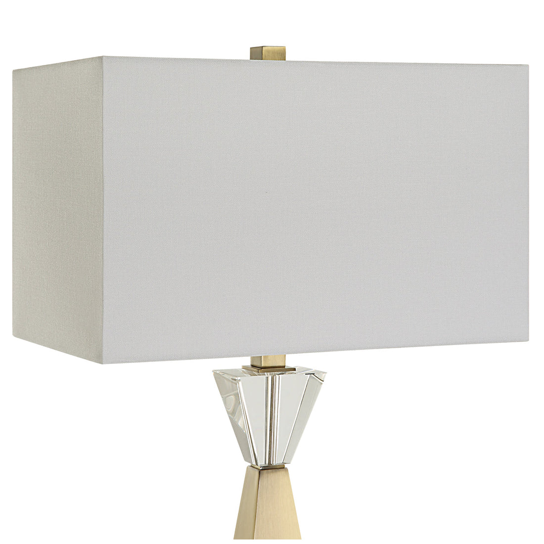 Uttermost Arete Modern Brass Table Lamp