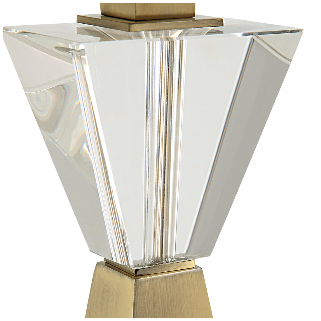 Uttermost Arete Modern Brass Table Lamp