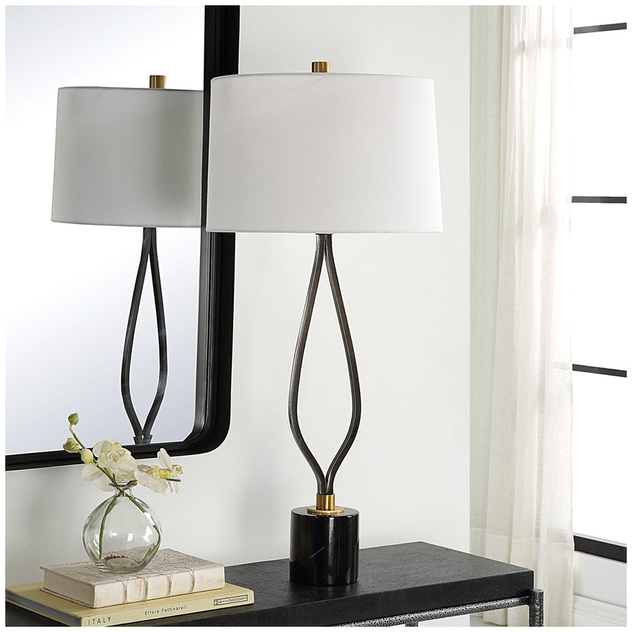 Uttermost Separate Paths Iron Table Lamp