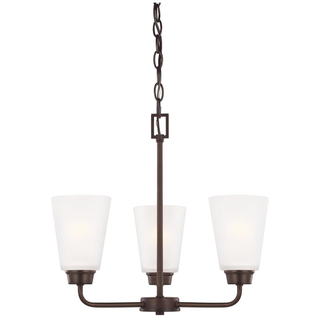 Sea Gull Lighting Kerrville 3-Light Chandelier without Bulb