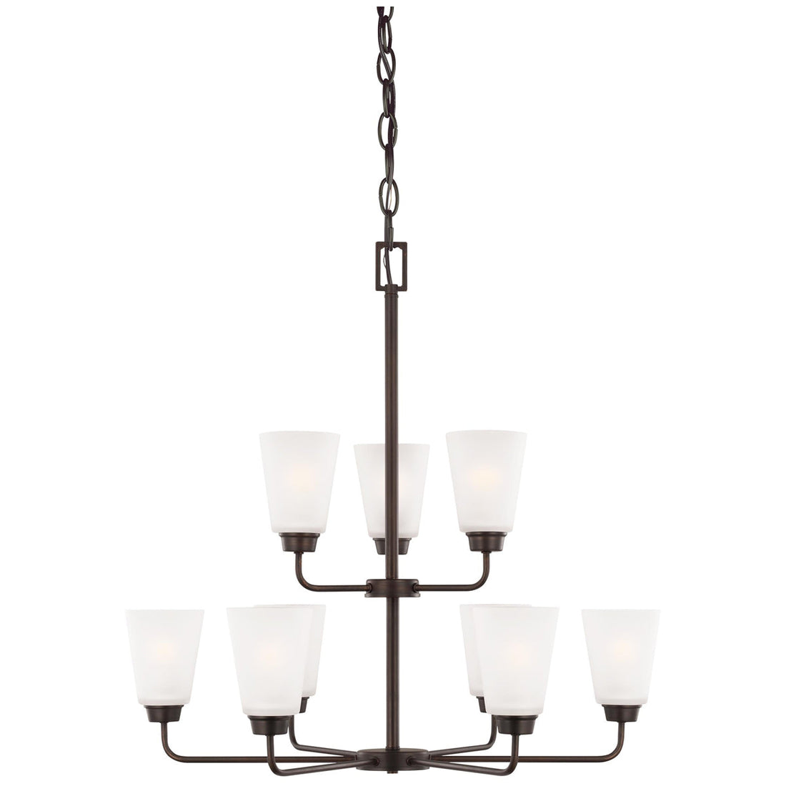 Sea Gull Lighting Kerrville 9-Light Chandelier without Bulb