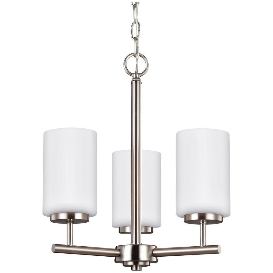 Sea Gull Lighting Oslo Contemporary Three Lights Chandelier