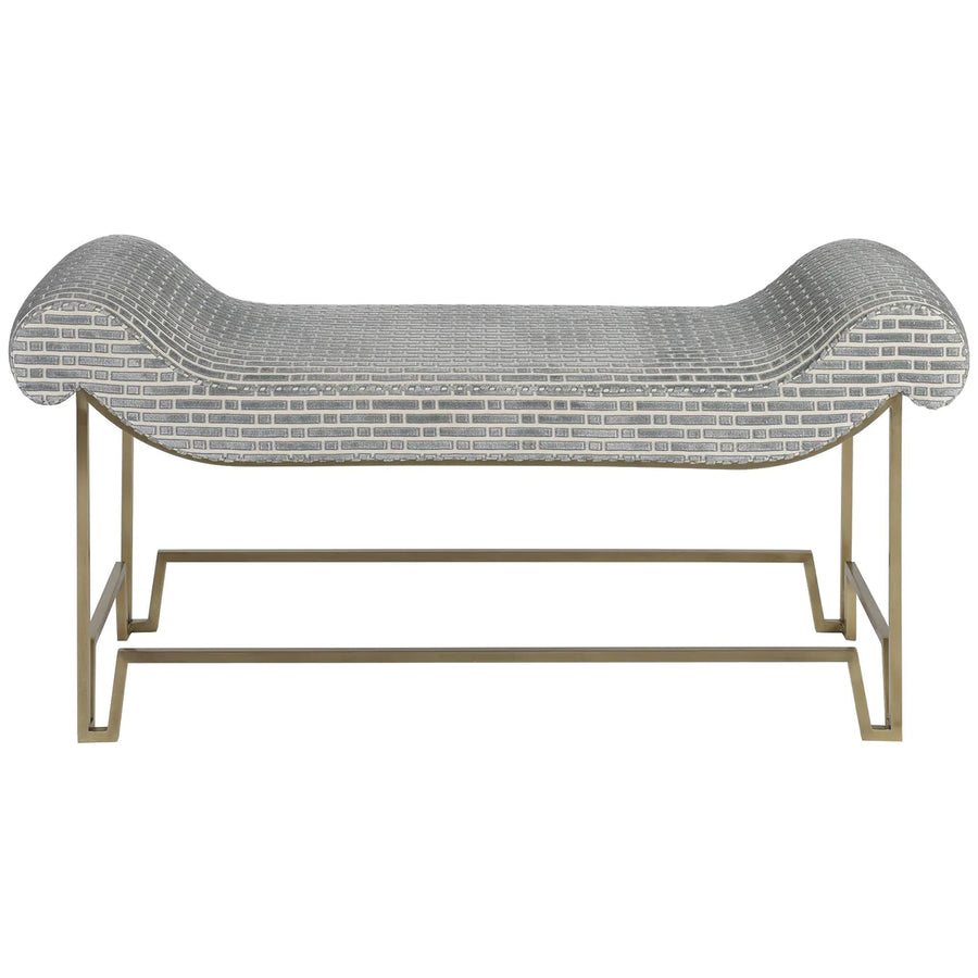 Baker Furniture Iron Eye Bench BA3117, Antique Bronze