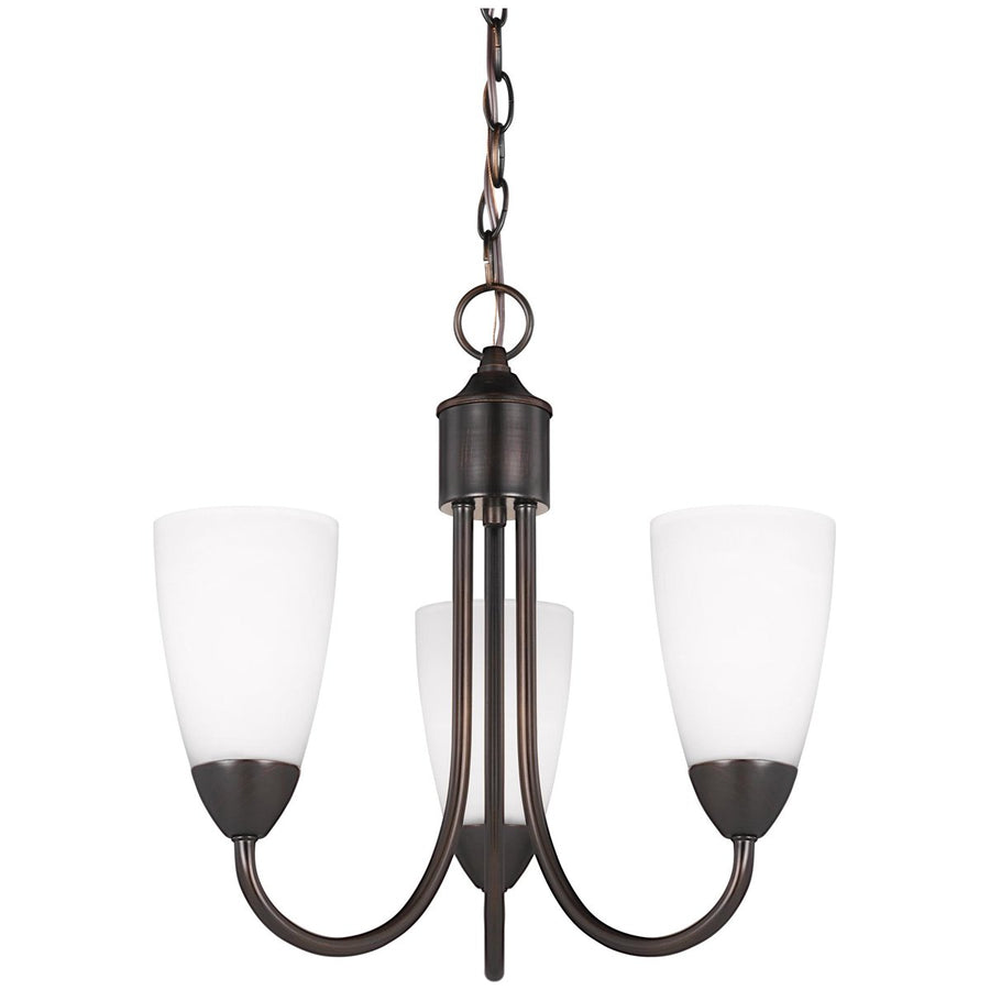 Sea Gull Lighting Seville 3-Light Chandelier - 9.5W