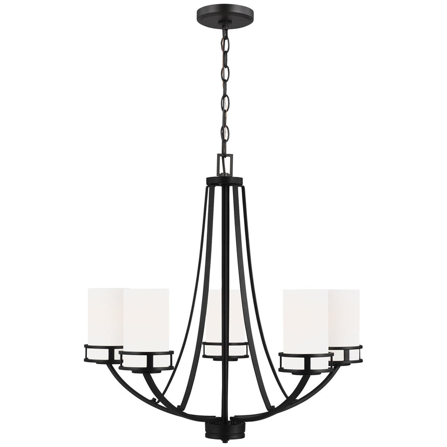 Sea Gull Lighting Robie 5-Light Chandelier with Bulb