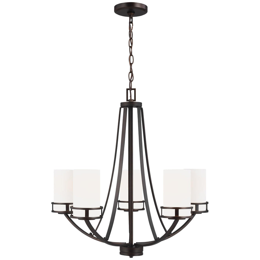 Sea Gull Lighting Robie 5-Light Chandelier with Bulb