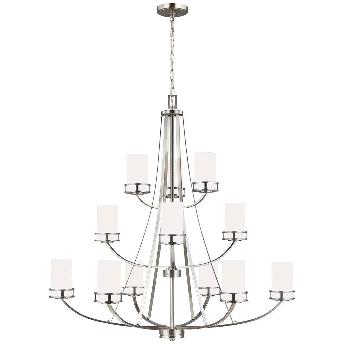 Sea Gull Lighting Robie 12-Light Chandelier without Bulb