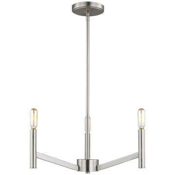 Sea Gull Lighting Vector 3-Light 60W Chandelier