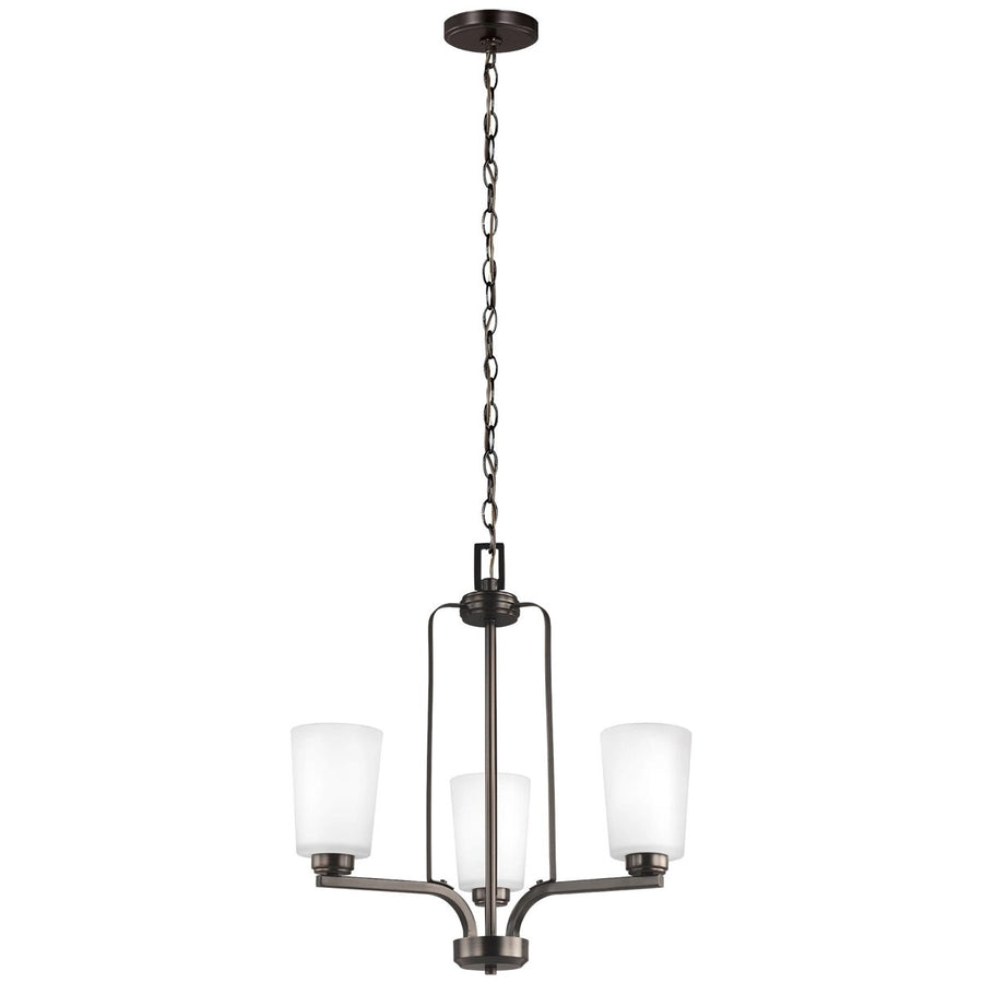 Sea Gull Lighting Franport 3-Light Chandelier - 9.5W