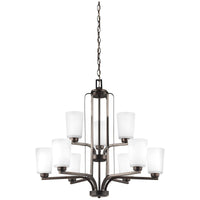 Sea Gull Lighting Franport 9-Light Chandelier - 9.5W