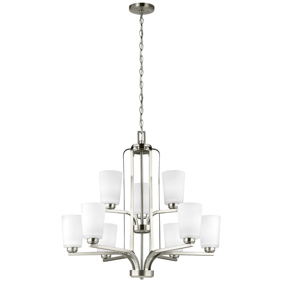 Sea Gull Lighting Franport 9-Light Chandelier - 9.5W