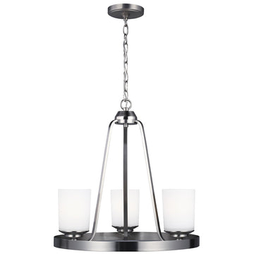 Sea Gull Lighting Kemal 3-Light Chandelier without Bulb