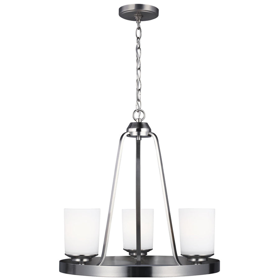 Sea Gull Lighting Kemal 3-Light Chandelier without Bulb