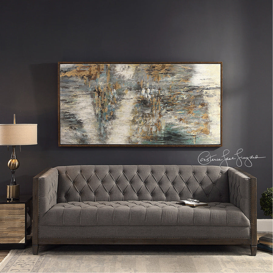 Uttermost Behind The Falls Abstract Art