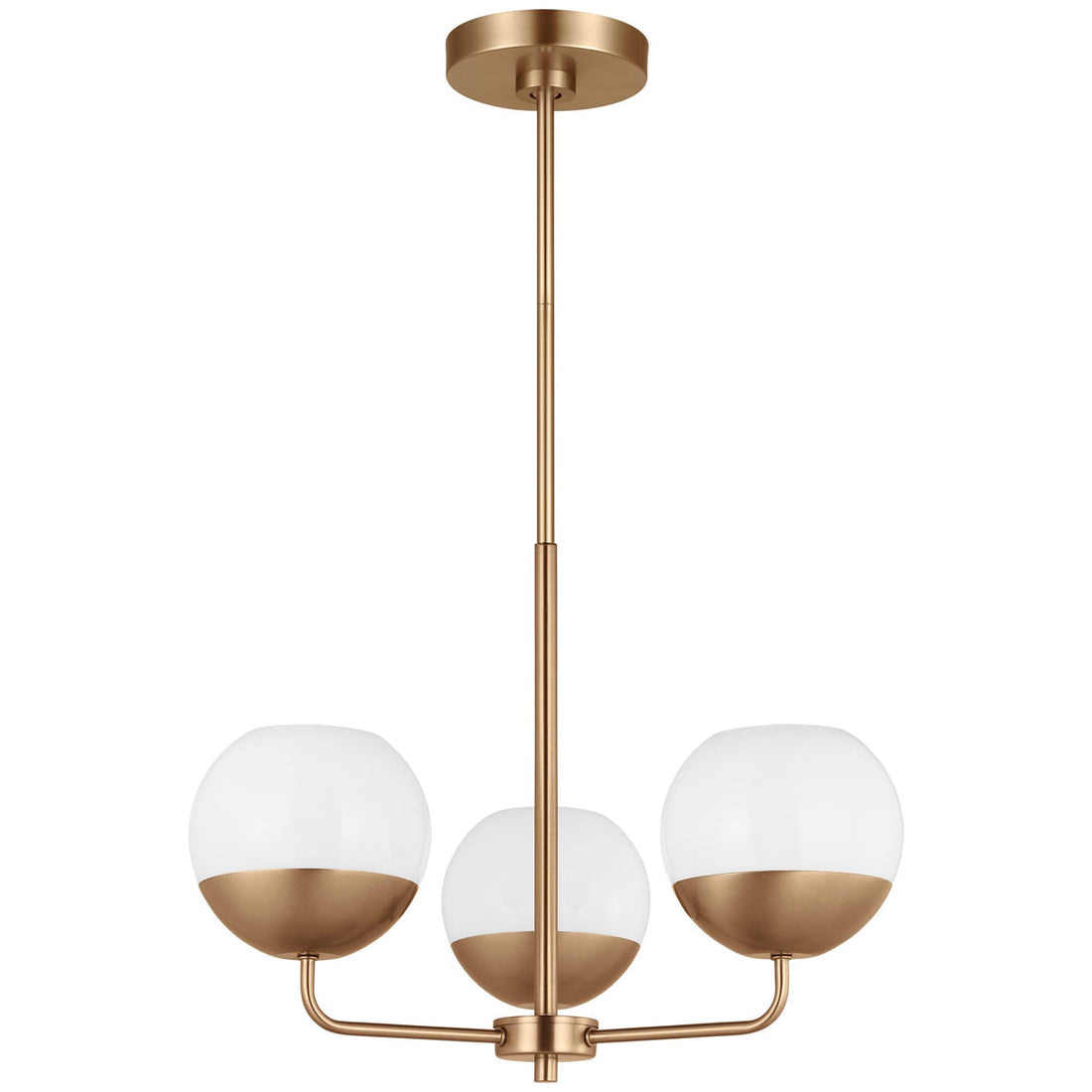 Sea Gull Lighting Alvin 3-Light Chandelier without Bulb