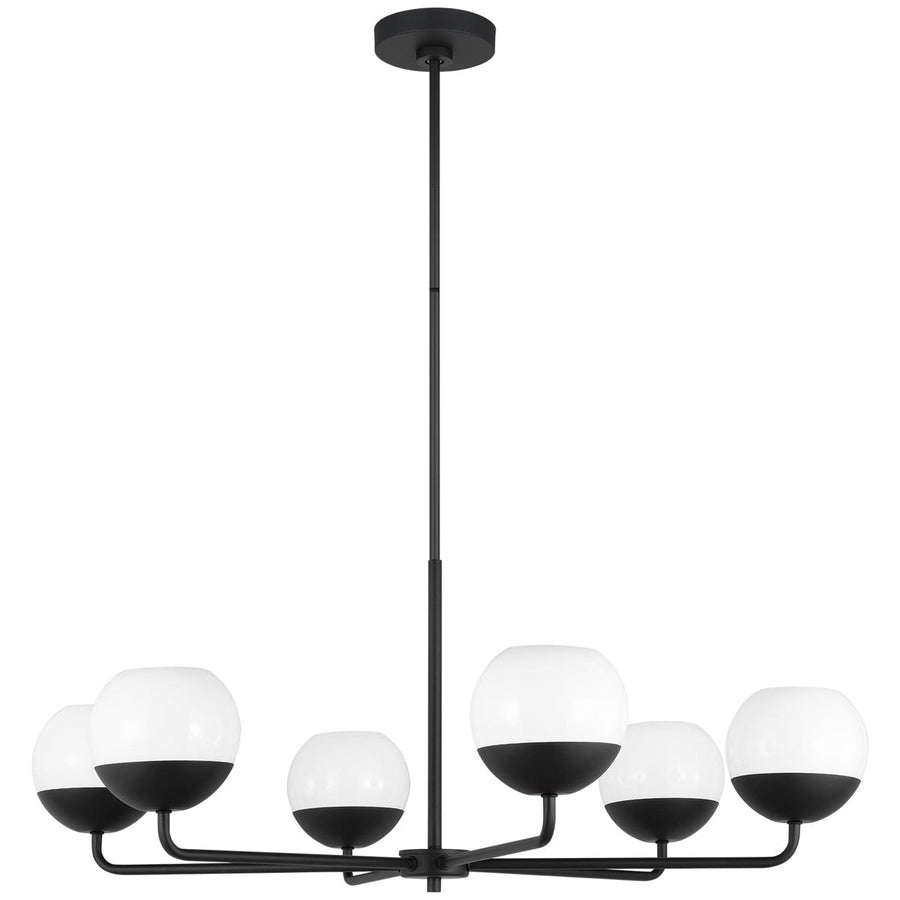 Sea Gull Lighting Alvin 6-Light Chandelier without Bulb