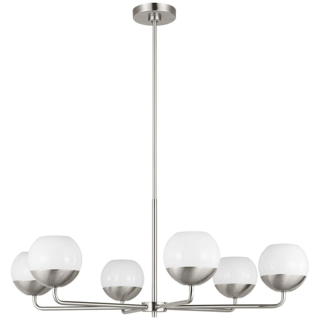 Sea Gull Lighting Alvin 6-Light Chandelier without Bulb