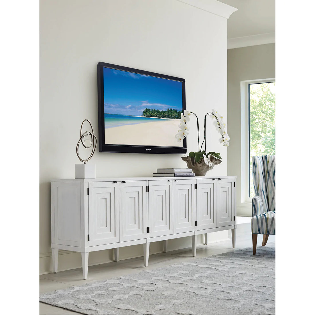 Sligh Sanibel Clearwater Long Media Console