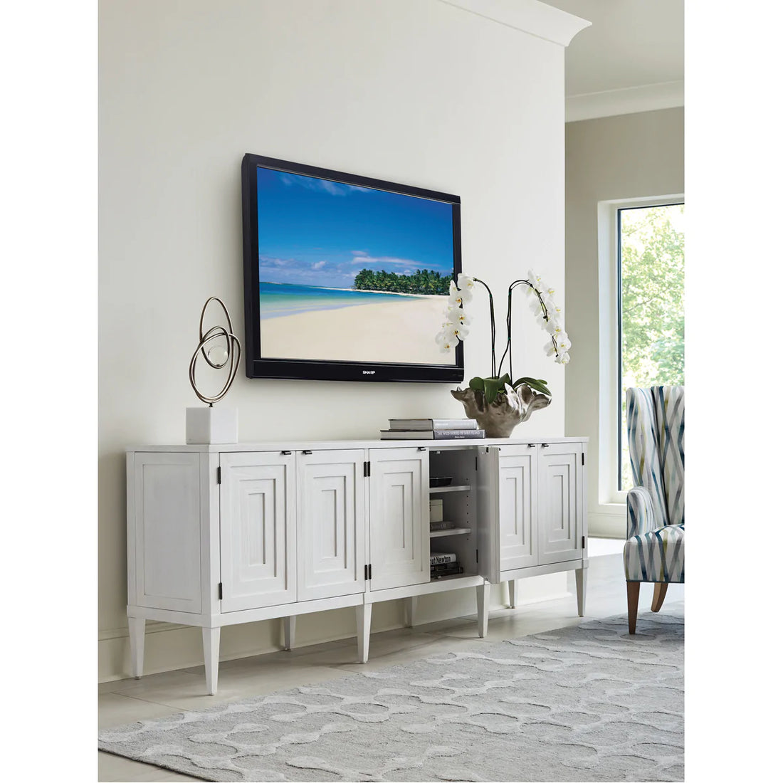 Sligh Sanibel Clearwater Long Media Console