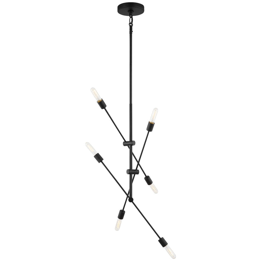 Sea Gull Lighting Axis 6-Light Chandelier without Bulb