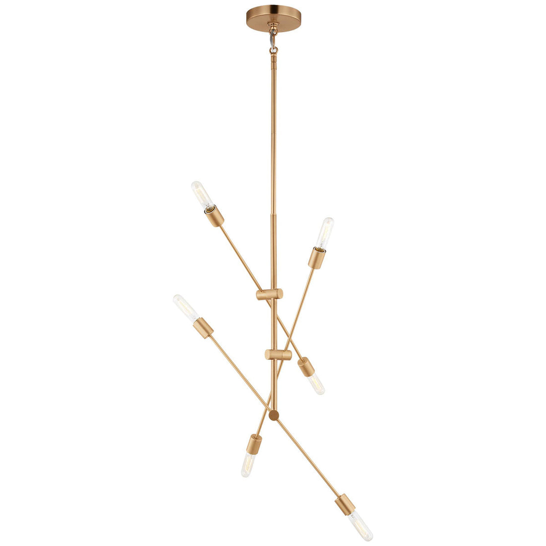 Sea Gull Lighting Axis 6-Light Chandelier without Bulb