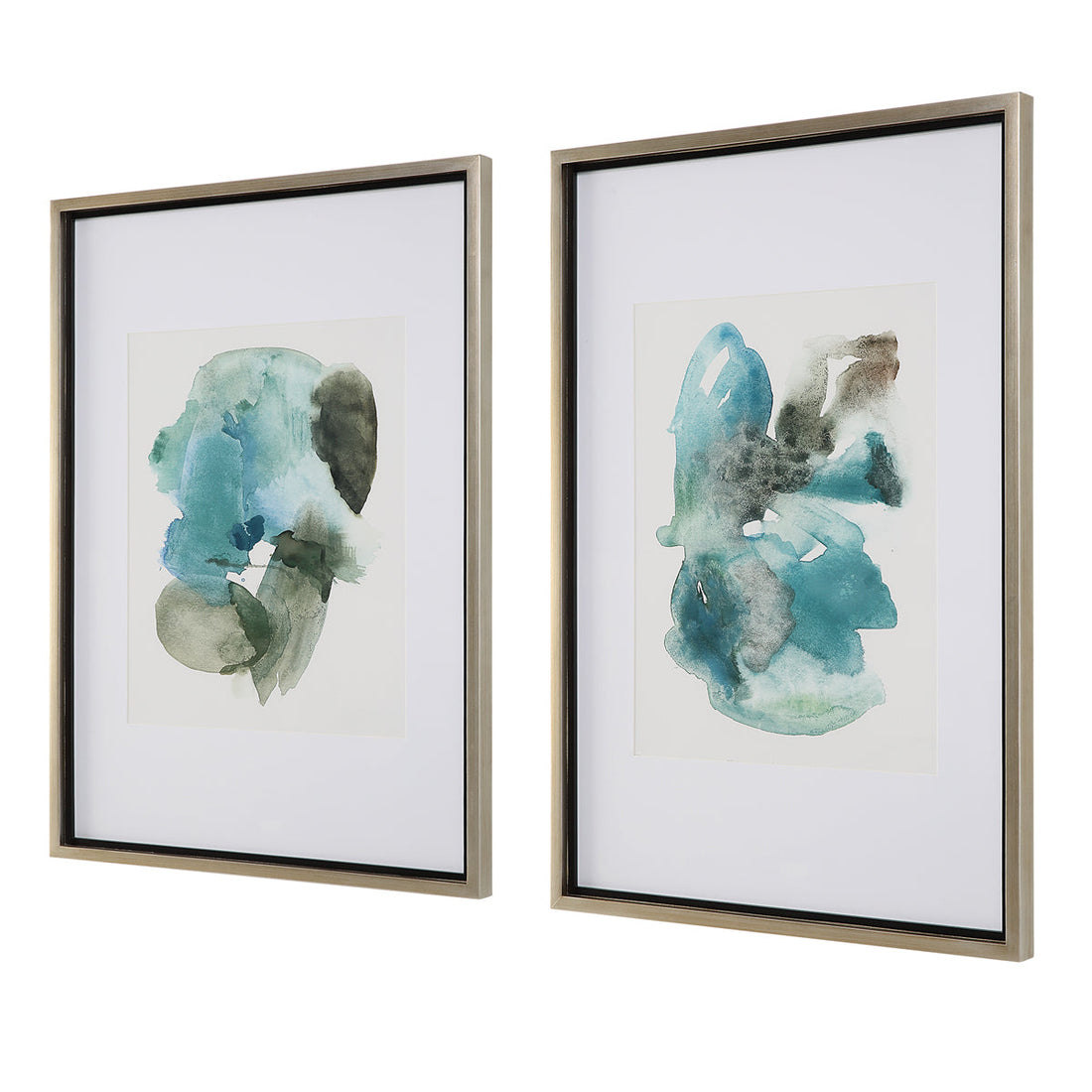 Uttermost Blueprints Watercolor Prints, 2-Piece Set