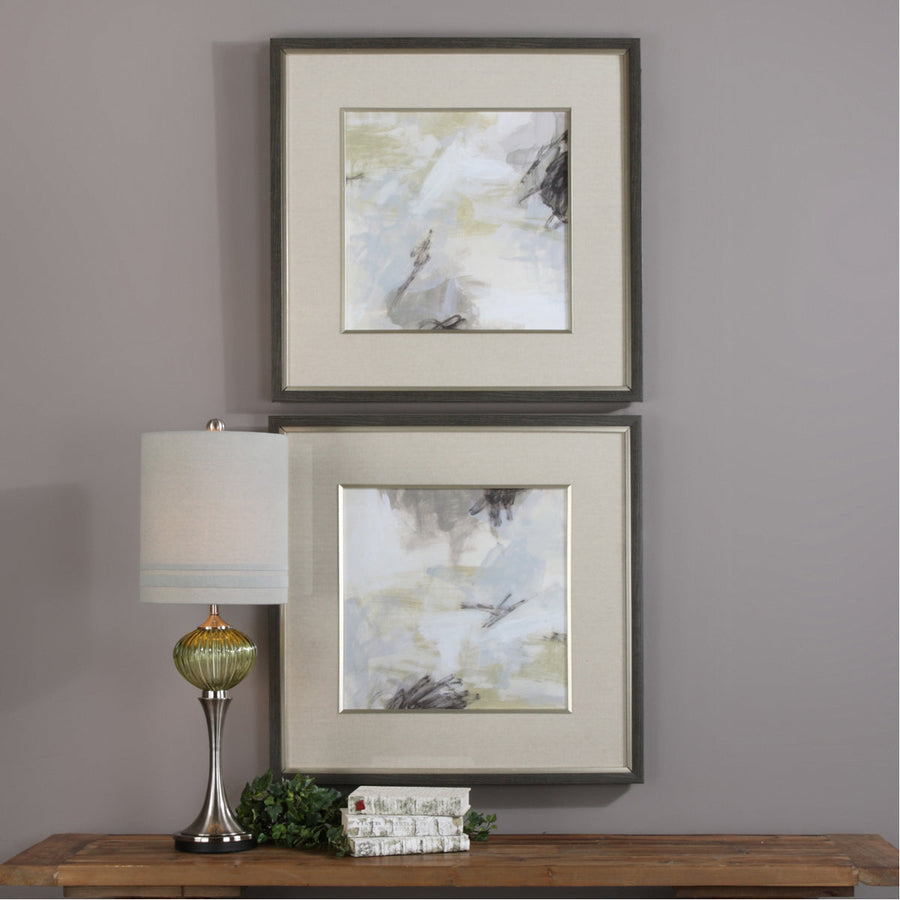 Uttermost Abstract Vistas Framed Prints, Set of 2