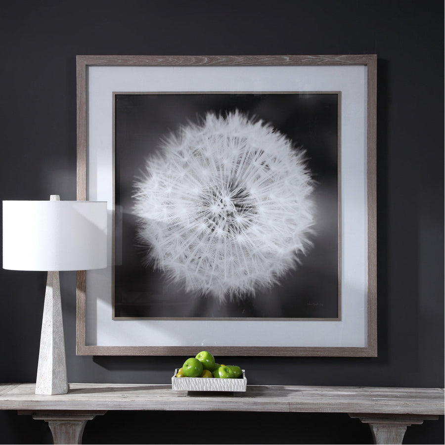 Uttermost Dandelion Seedhead Framed Print