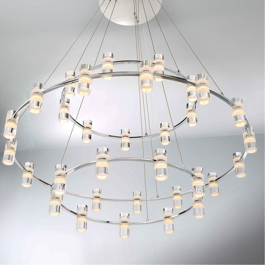 Eurofase Netto 132W Large LED Round Chandelier