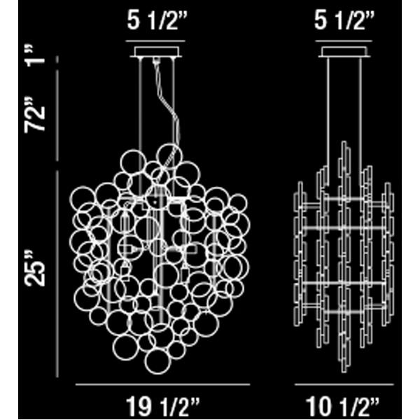 Eurofase Trento 7-Light Chandelier