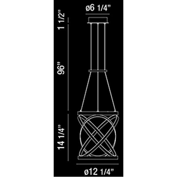 Eurofase Avita LED Round Pendant - Small