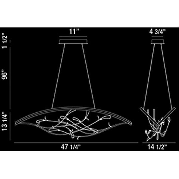 Eurofase Basilica Linear LED Chandelier