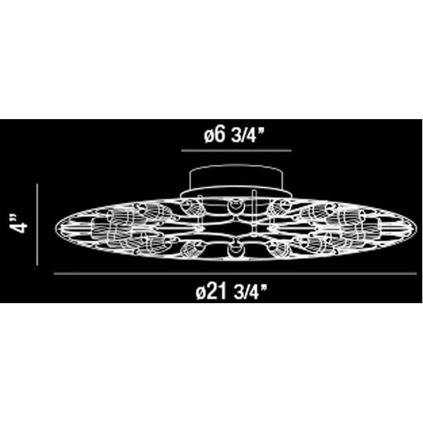 Eurofase Rotolo Medium LED Surface Mount Lighting