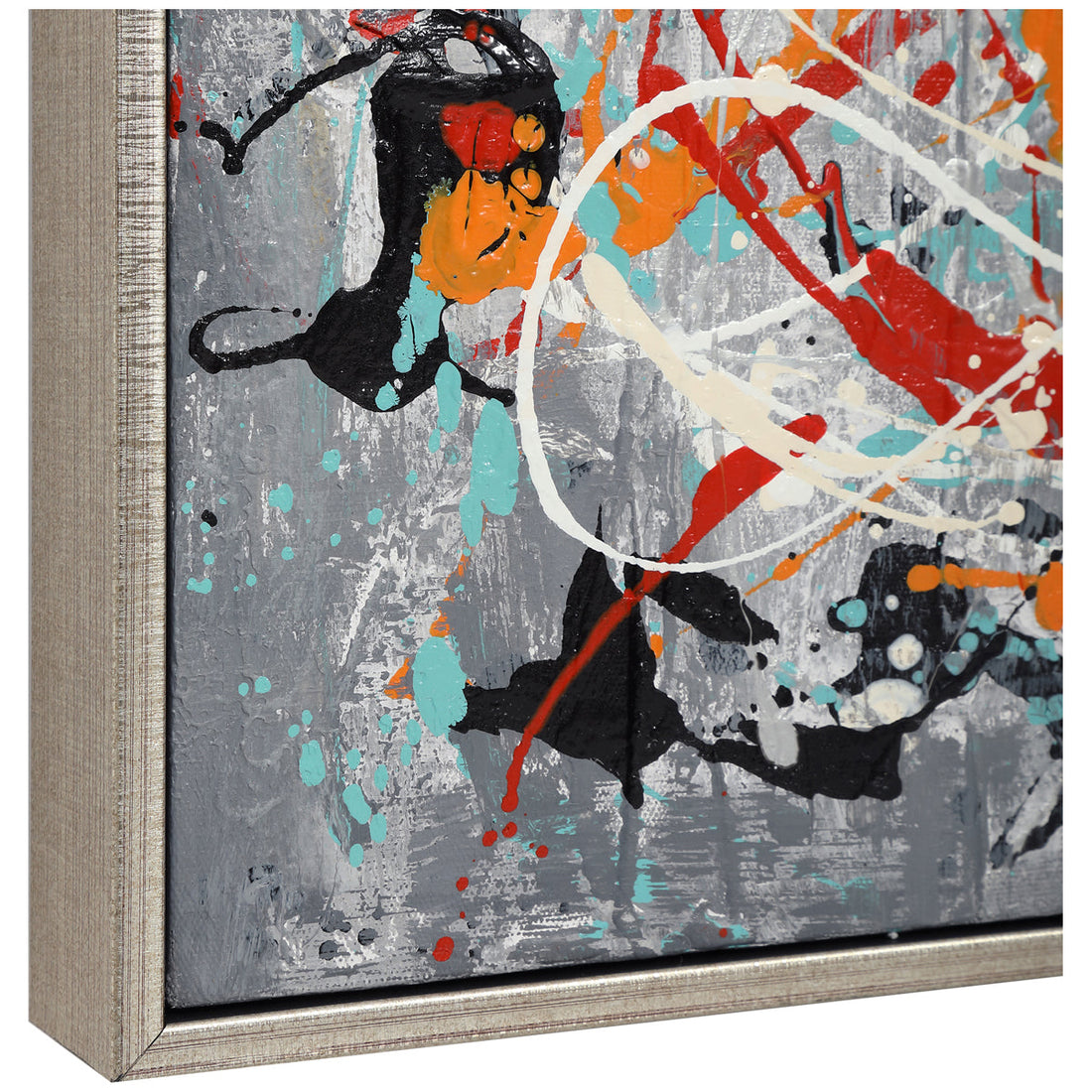 Uttermost Organized Chaos Hand-Painted Canvas Art