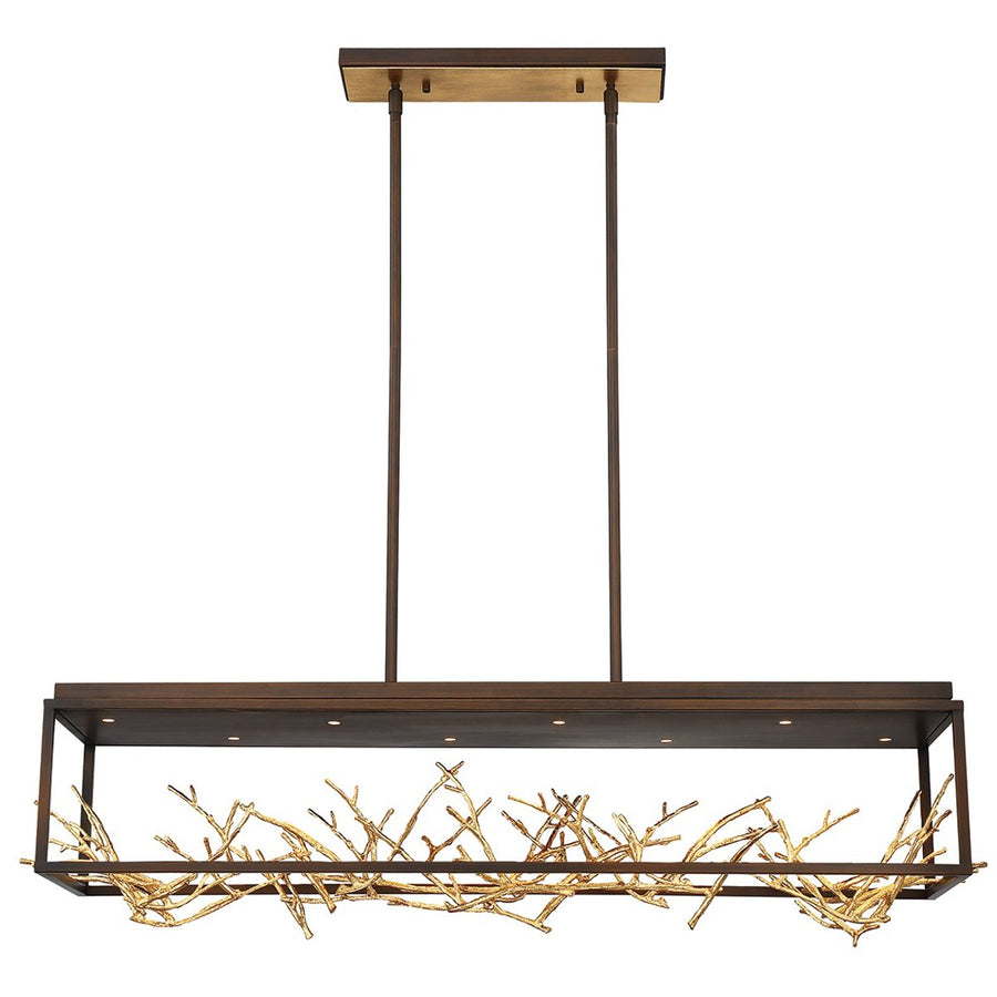 Eurofase Aerie 8-Light Rectangular LED Chandelier