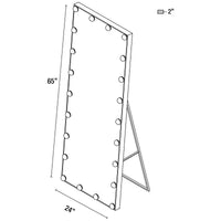 Eurofase 65-Inch Rectangular Mirror