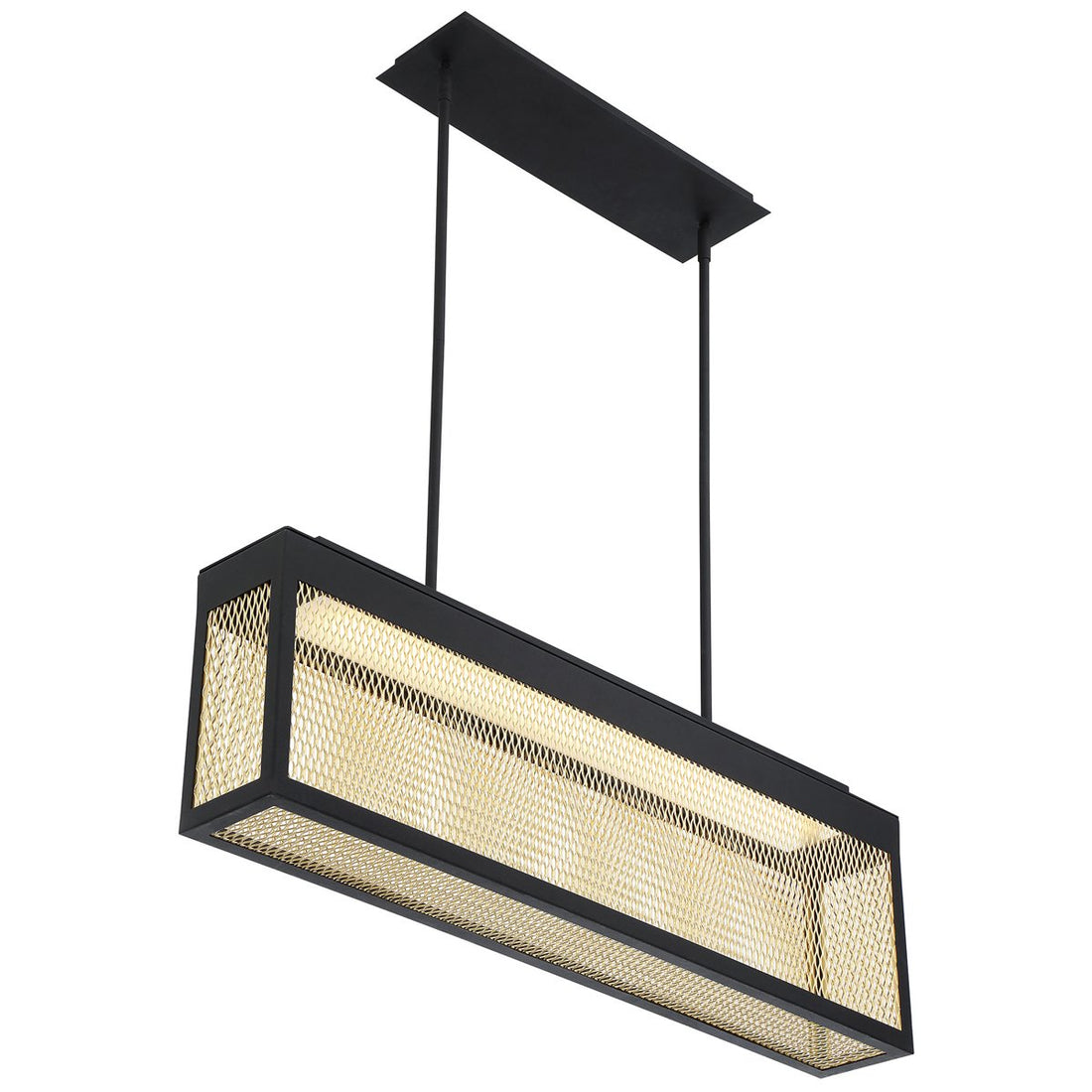 Eurofase Coop 36-Inch Rectangular Chandelier