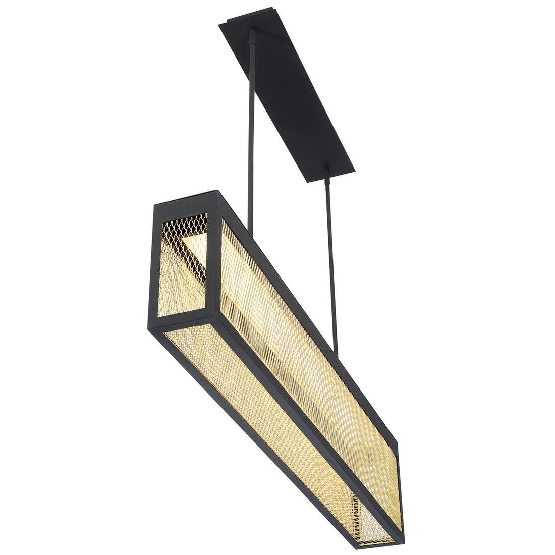 Eurofase Coop 36-Inch Rectangular Chandelier