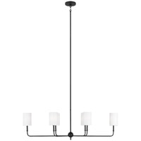 Sea Gull Lighting Foxdale 6-Light Linear Chandelier without Bulb